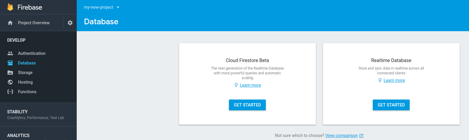 Get Started with Firebase Database